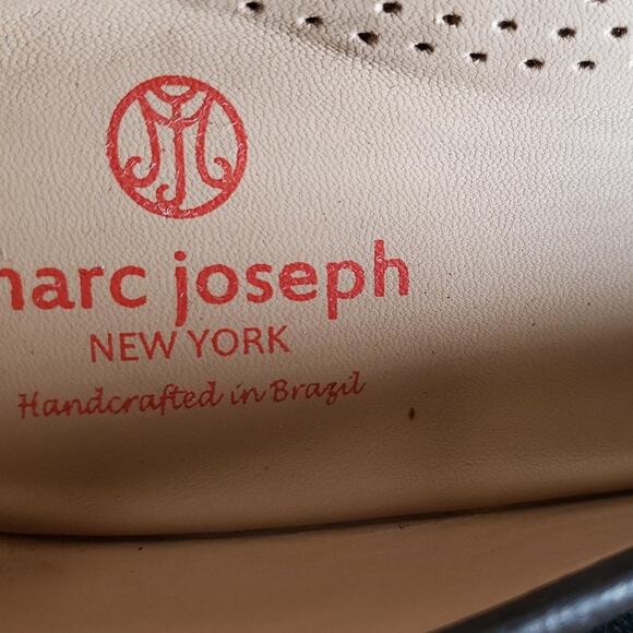 NWOT Women's Size 10 MARC JOSEPH CARROL STREET 2.0 Brown Leather Penny Loafers - Picture 9 of 10